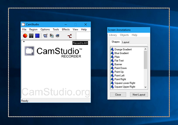 screen recorder camstudio