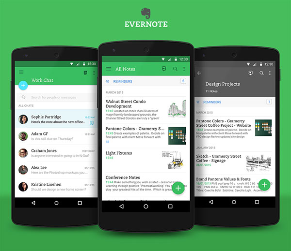 audio recorder Evernote