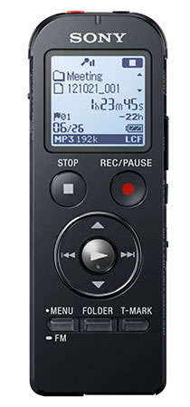 audio recorder Sony ICD-UX533