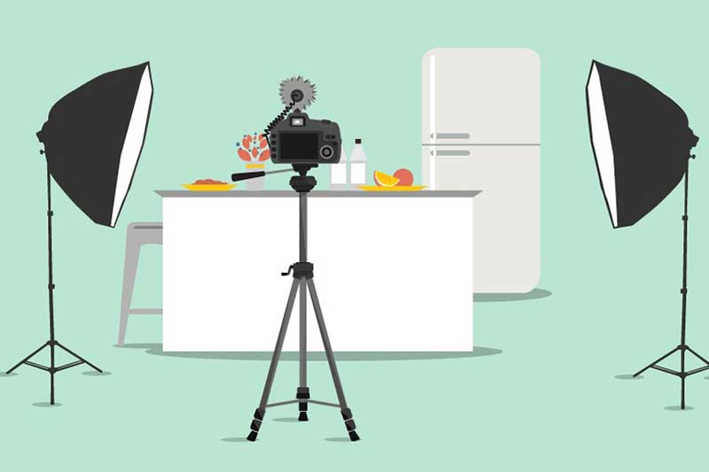 How to set up a home studio to record videos